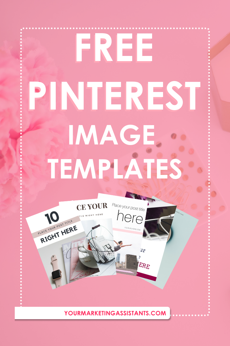 Free Pinterest Image Templates - Virtual Marketing Assistants