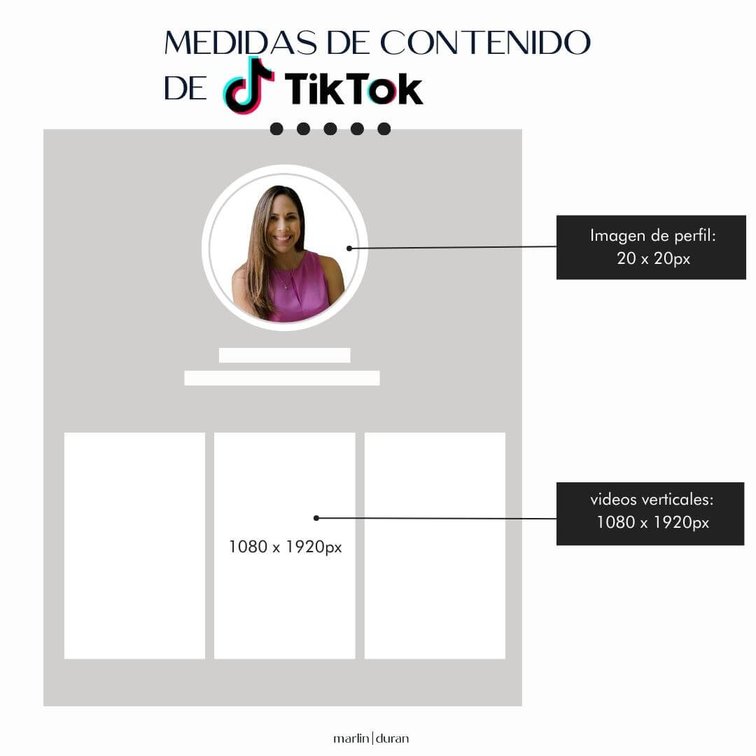 Medidas TikTok