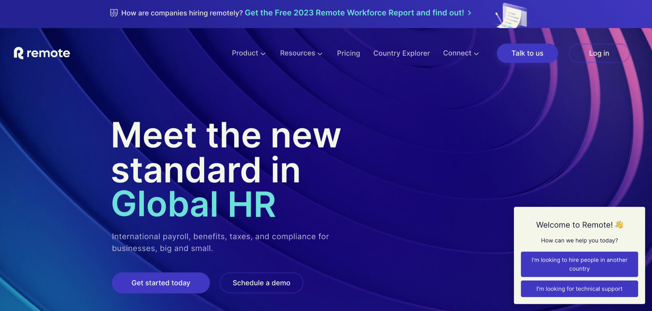 screenshot del portal de empleo Remote