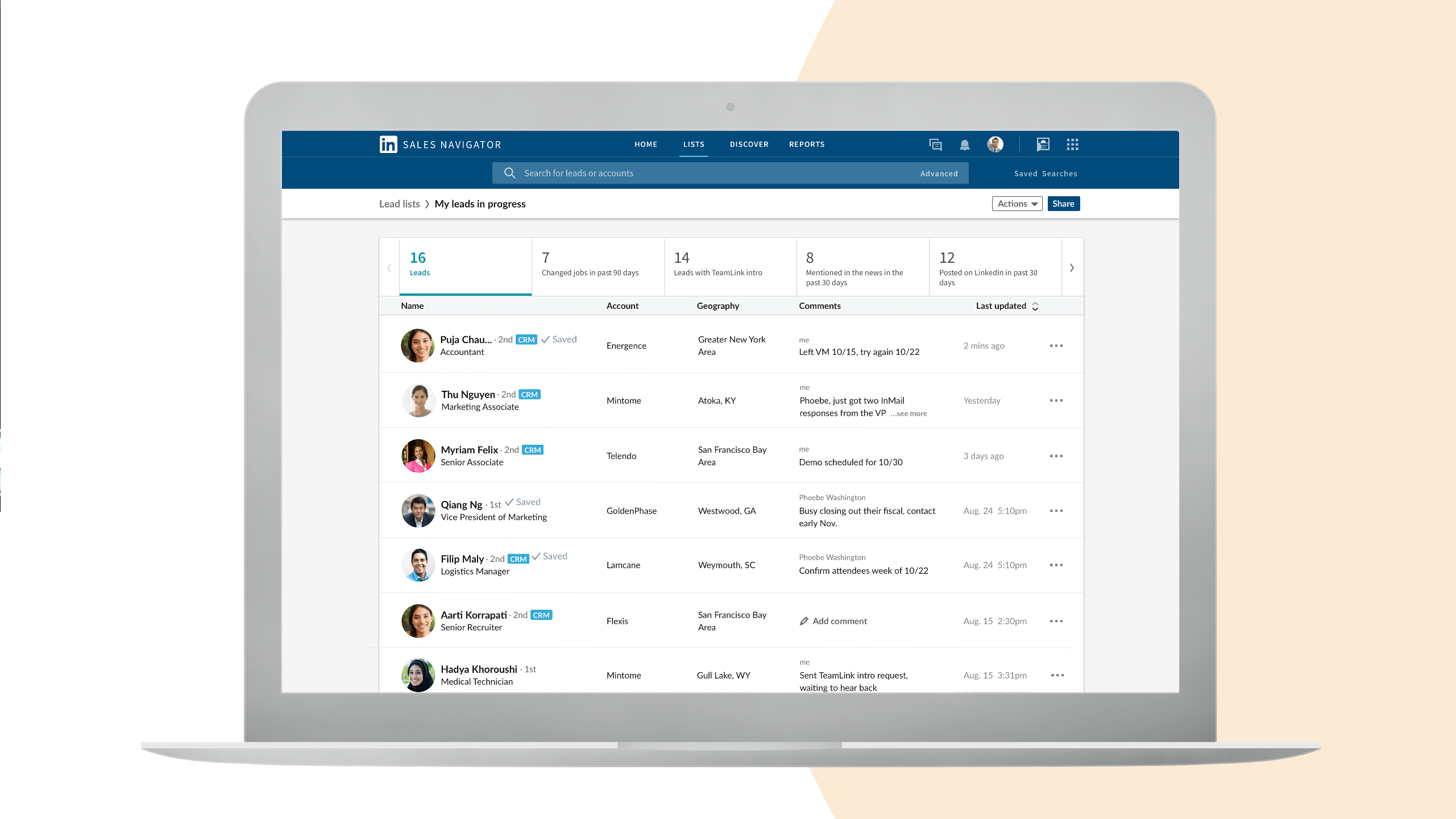 Sales Navigator de LinkedIn